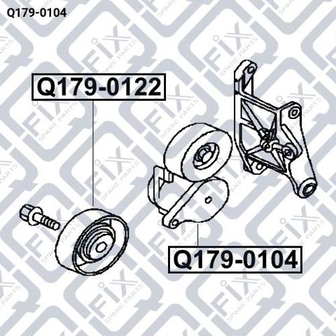 Tensor de la correa trapecial Q-fix Q1790104 precio, desde 39,03 EUR