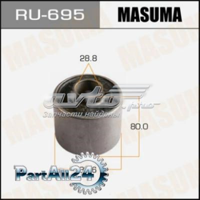 Silentblock de brazo de suspensión Masuma RU695 precio, desde 16,71 EUR