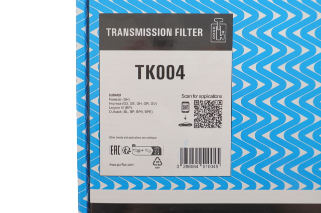 TK004 Purflux Filtro hidráulico transmisión automática