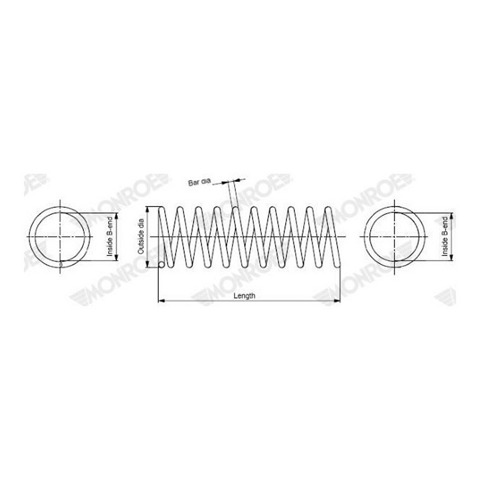 SP1603 Monroe Muelle trasero