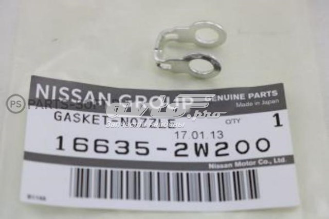 166352W200 Nissan junta anular, inyector