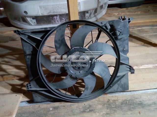 A2215000993 Mercedes difusor de radiador, ventilador de refrigeración, condensador del aire acondicionado, completo con motor y rodete