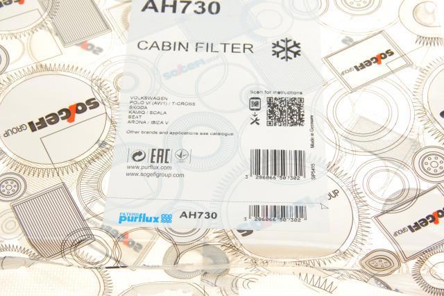Comprar AH730 Purflux Filtro de aire del habitáculo