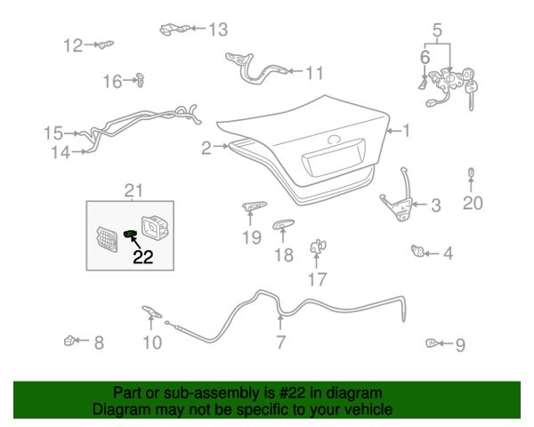 9098114009 Toyota lámpara, luz interior/cabina