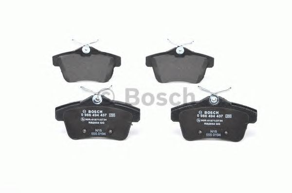 Pastillas de freno traseras 986494437 Bosch