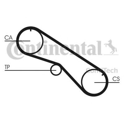 CT818 Continental/Siemens Correa dentada