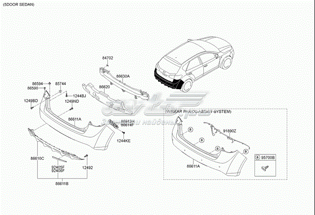 866961M330 Hyundai/Kia