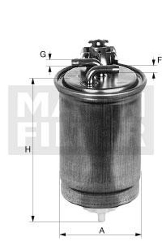 Filtro de gasoil Mann-Filter WK85312Z
