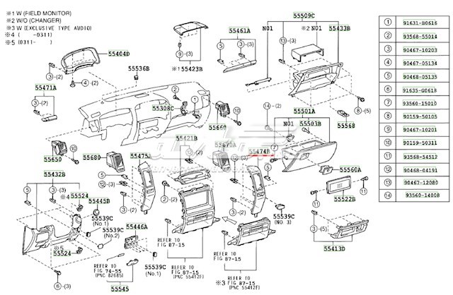 5547460040 Toyota