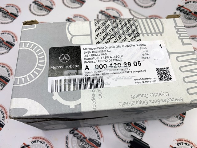 Comprar A0004203805 Mercedes Pastillas de freno traseras