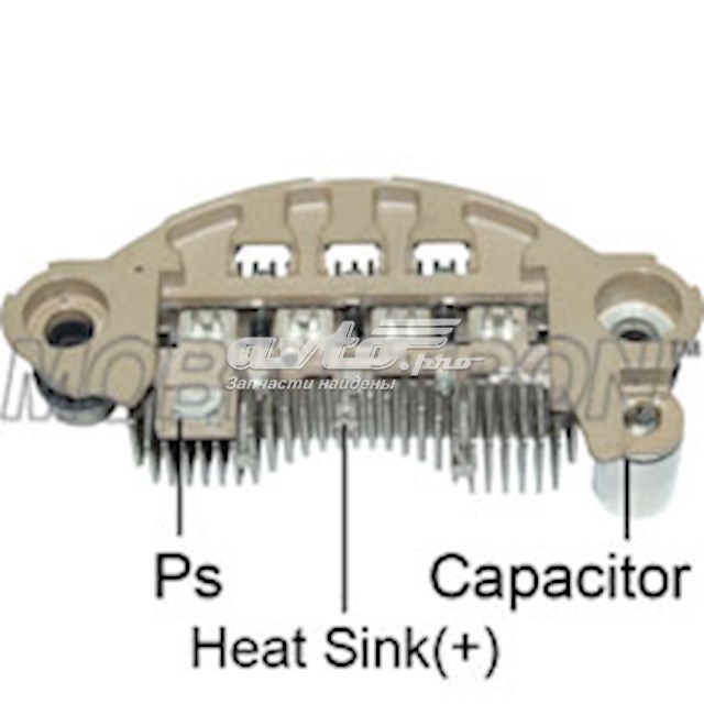 Alternador Diodo Puente Rectificador MOBILETRON RM191H