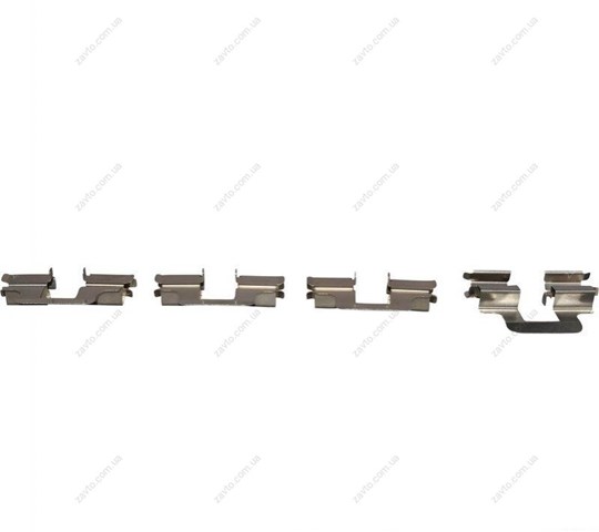 Juego de resortes de sujeción de pastillas de freno traseras 1163651010 JP Group