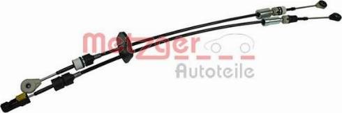 8C1R7E395CB Ford cables de accionamiento, caja de cambios