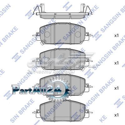 SP4176 Sangsin Pastillas delanteras