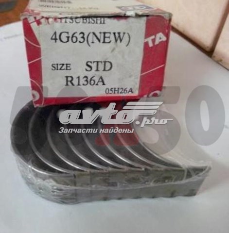 R136ASTD Taiho Juego de cojinetes de biela, estándar (STD)