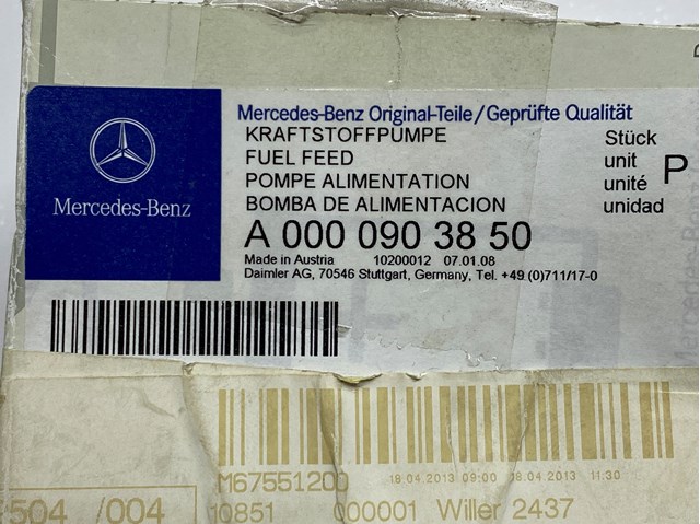 A0000903850 Mercedes