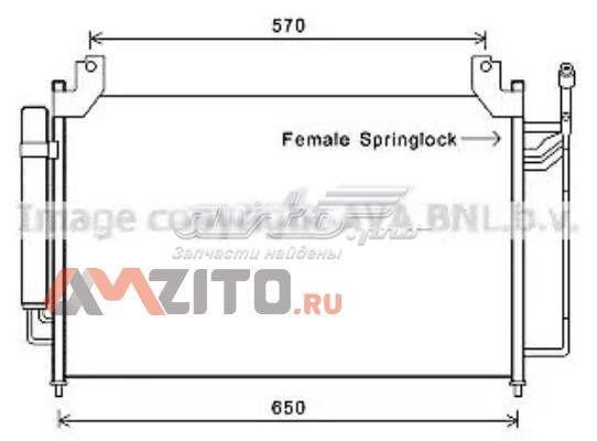 MZA5240D AVA condensador aire acondicionado