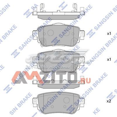 SP4140 Sangsin pastillas de freno traseras