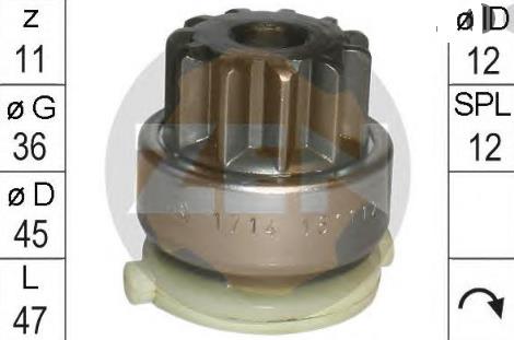 ZN1714 ZEN Bendix motor de arranque