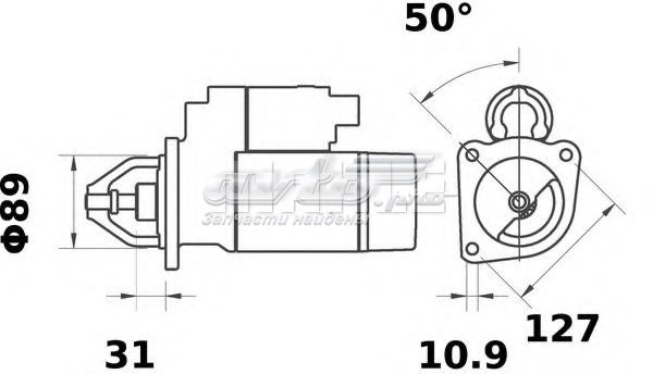 Motor de arranque MAHLE MS108