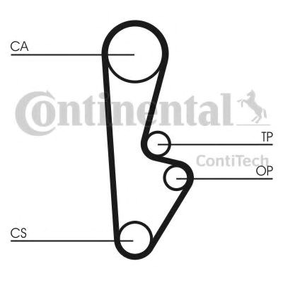 Correa de distribución Continental/Siemens CT559