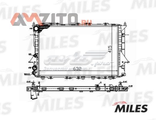 ACRM041 Miles radiador refrigeración del motor