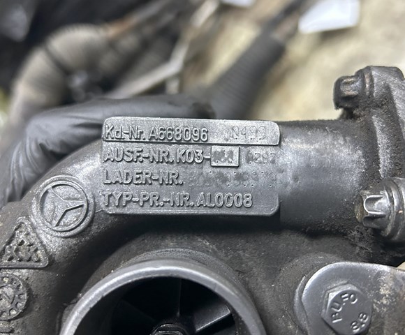 A6680960499 Mercedes turbocompresor