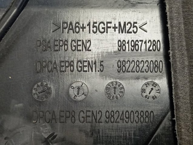 Tapa del motor decorativa para Peugeot 3008 II MC, MR, MJ, M4