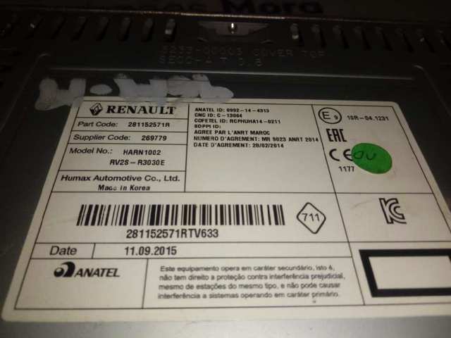 Comprar 281152571R Renault (RVI) Radio