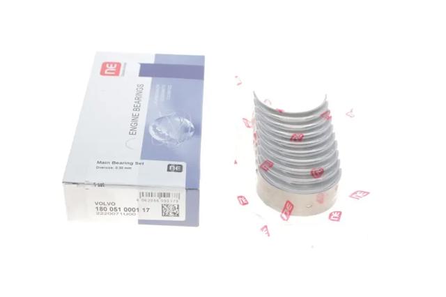 Juego de cojinetes de cigüeñal, cota de reparación (+0,25 mm) NE/NPR 180051000117 precio, desde 26,21 EUR