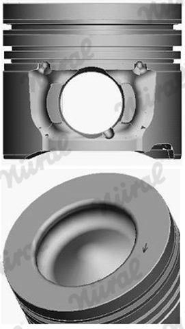 Pistón completo para 1 cilindro, segunda reparación (+0,50 mm) Nural 8743360700 precio, desde 110,66 EUR