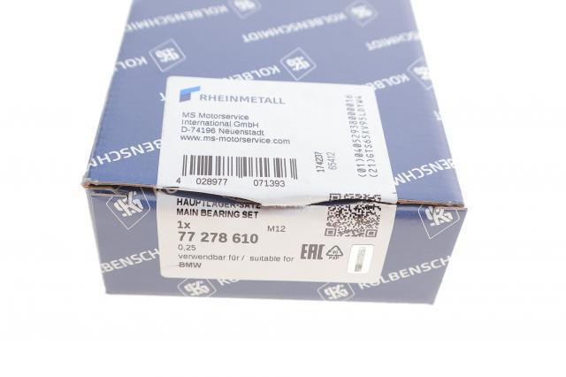 77278610 Kolbenschmidt Juego de cojinetes de cigüeñal, cota de reparación (+0,25 mm)