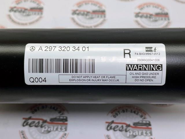 A2973203401 Mercedes Amortiguador trasero derecho