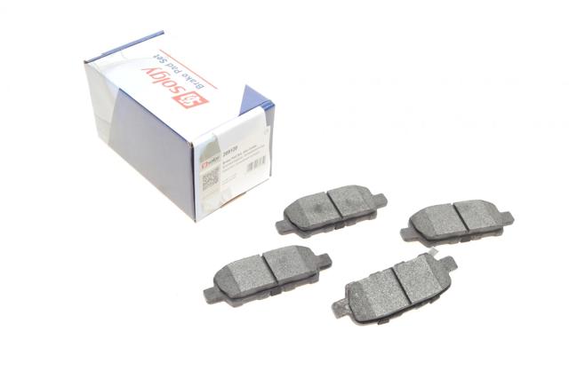Pastillas de freno traseras 209120 Solgy