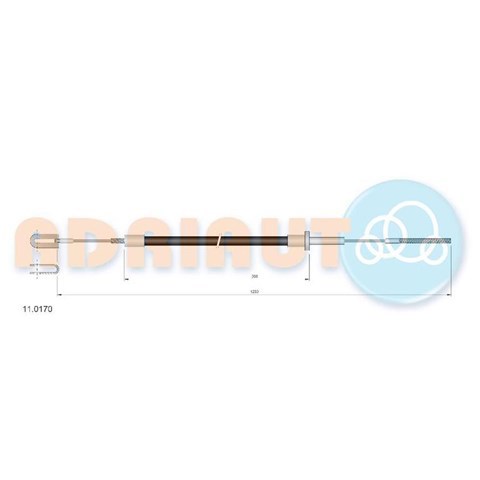 11.0170 Adriauto cable de embrague