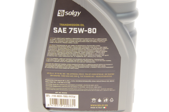 Aceite para transmisión automática  Solgy 504035 precio, desde 12,76 EUR