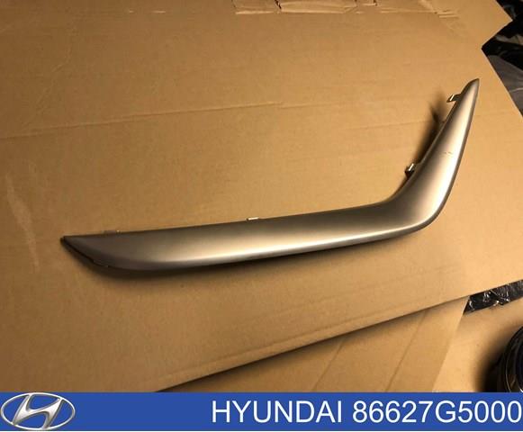 86627G5000 Hyundai/Kia Moldura de parachoques trasero izquierdo