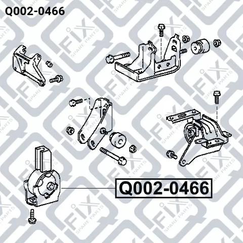 Q0020466 Q-fix Soportes de motor delantero