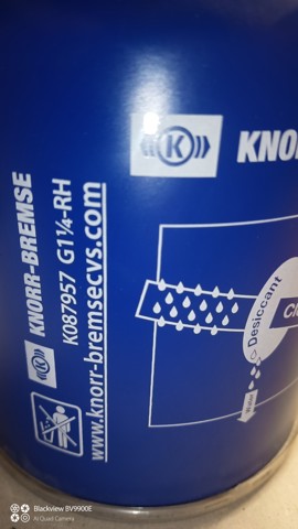 Filtro del desecador de aire (separador de agua y aceite) (camión) Knorr-bremse K087957 precio, desde 20,16 EUR
