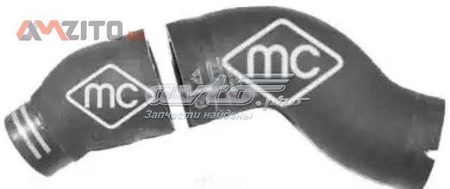 09199 Metalcaucho Tubo de admisión de aire al turbocompresor