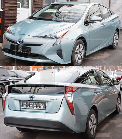 Listón embellecedor/protector, parachoques trasero derecho para Toyota Prius 