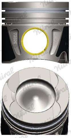 8743340710 Nural Pistón completo para 1 cilindro, segunda reparación (+0,50 mm)