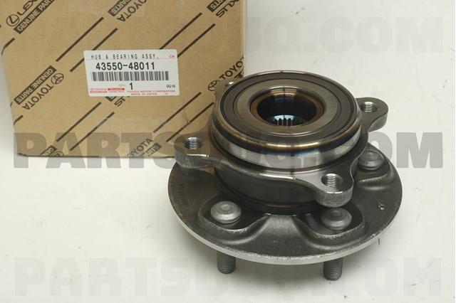 Cubo de rueda delantero TOYOTA 4355048011