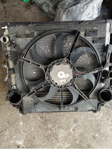 17428618241 BMW difusor de radiador, ventilador de refrigeración, condensador del aire acondicionado, completo con motor y rodete