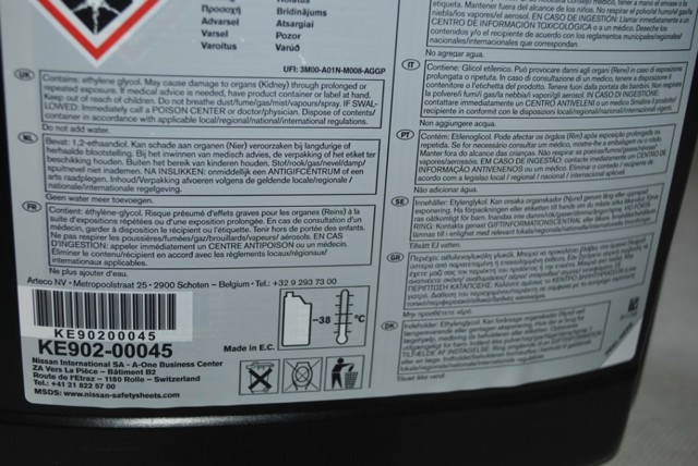 Antifreeze (Coolant) Nissan/Infiniti KE90200045 precio, desde 42,45 EUR