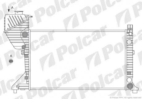 506308A1 Polcar radiador refrigeración del motor