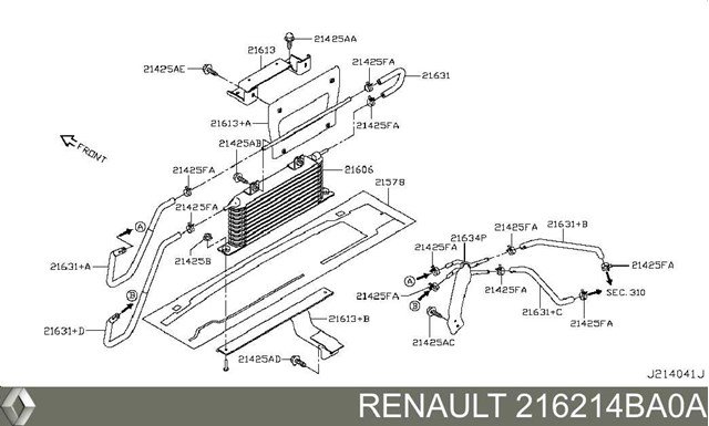 216214BA0A Nissan