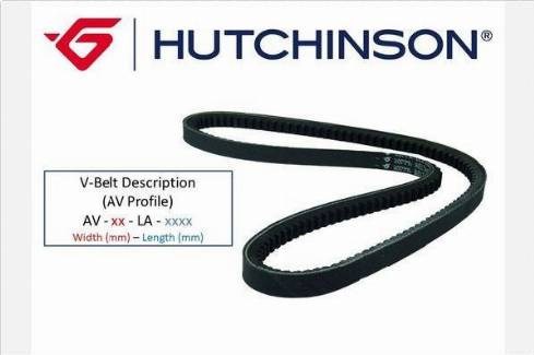 Correa de transmisión trapezoidal Hutchinson AV13LA1500 precio, desde 9,85 EUR