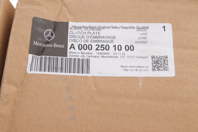 Kit de embrague Mercedes A0002501000