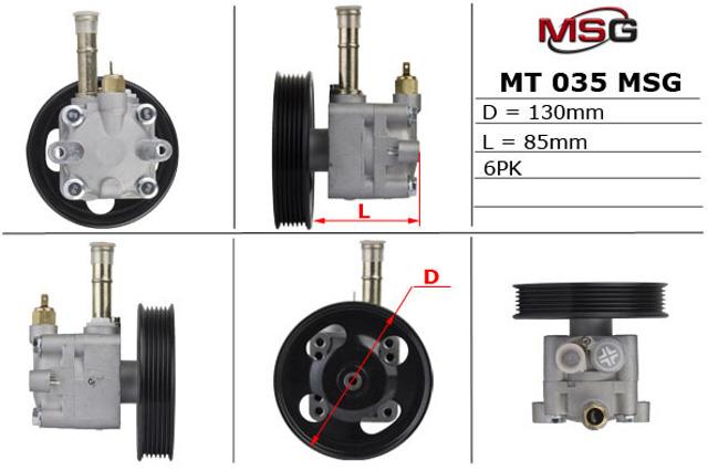 MT035 MSG Bomba hidráulica de dirección